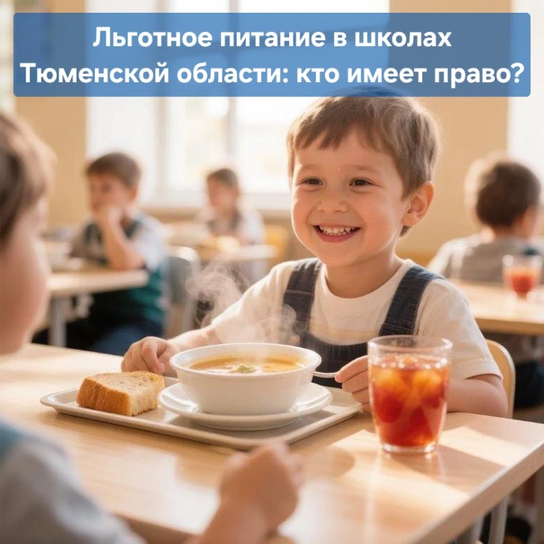 🍎 Льготное питание в школах Тюменской области: кто имеет право?