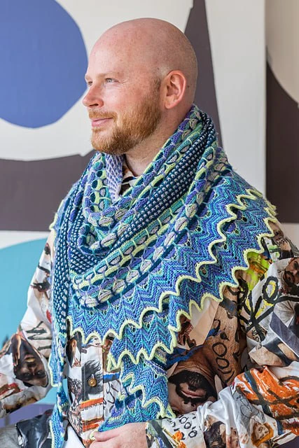 Aurora Cabin Shawl by Stephen West