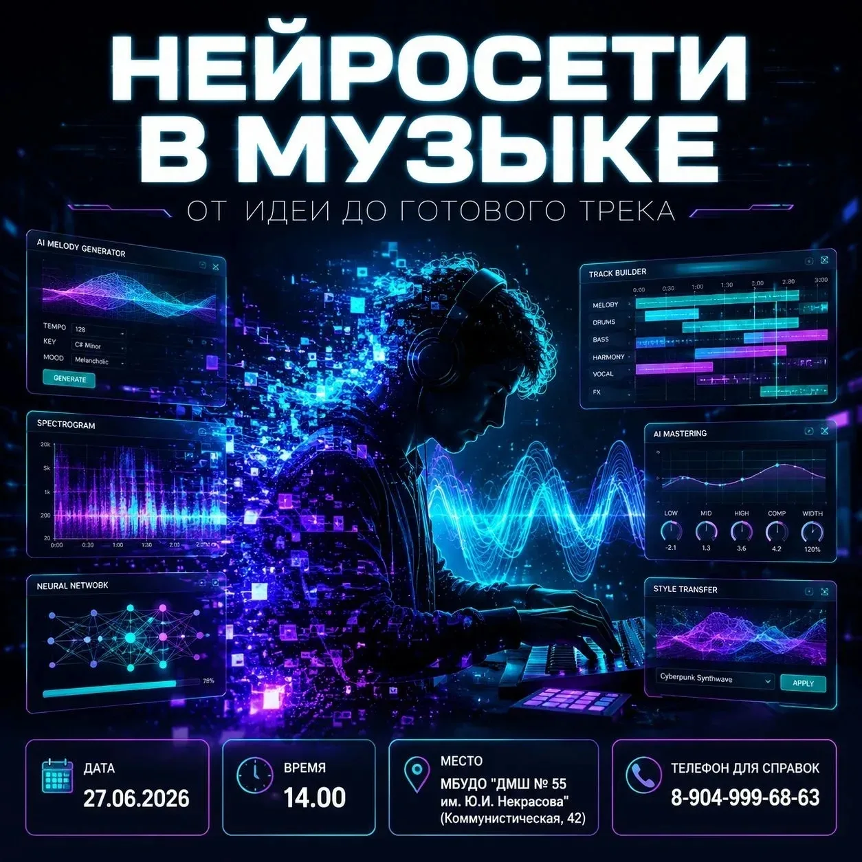 Нейросети в музыке: от идеи до готового трека