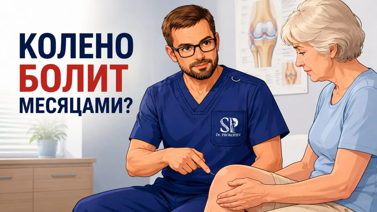 Боль в колене не проходит неделями или годами -  и обычно всё развивается по одному сце...