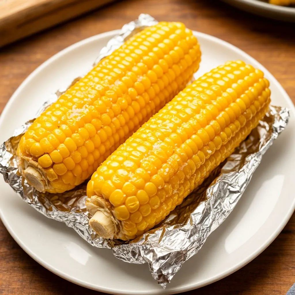 Запечённая кукуруза в аэрогриле 🌽  ⏱️ Время: 20 мин 🌡 Температура: 190°C 💨 Режим: Овощи  🥣 Ингредиен