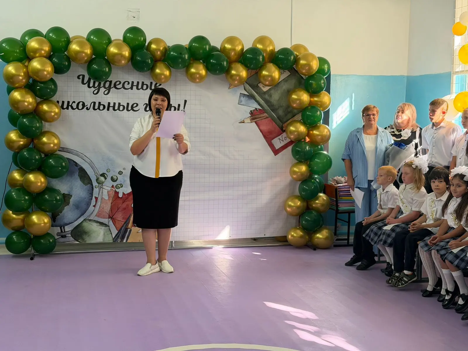 🔔Торжественная линейка в МБОУ ООШ № 60 с.Новопокровского