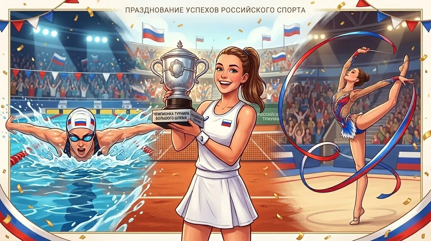 11 ИЮНЯ: ПОБЕДЫ НА ВОДЕ, РЕКОРД НА КОВРЕ И ФЛАГ НА ТРАВЕ

ТЕННИС: МИРРА АНДРЕЕВА — ПОБЕДИТЕЛЬНИЦА «Р