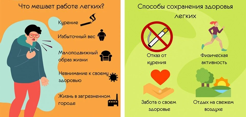 Как сохранить здоровье лёгких