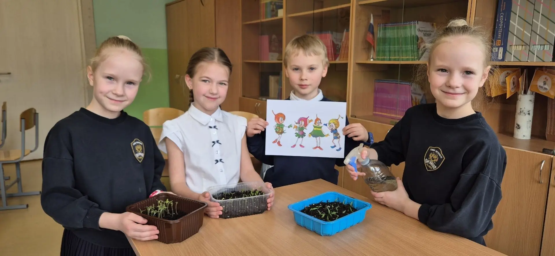 #ЭКОлята406 В начальной школе гимназии  прошли мероприятия, посвященные Дню Земли и всероссийскому Д