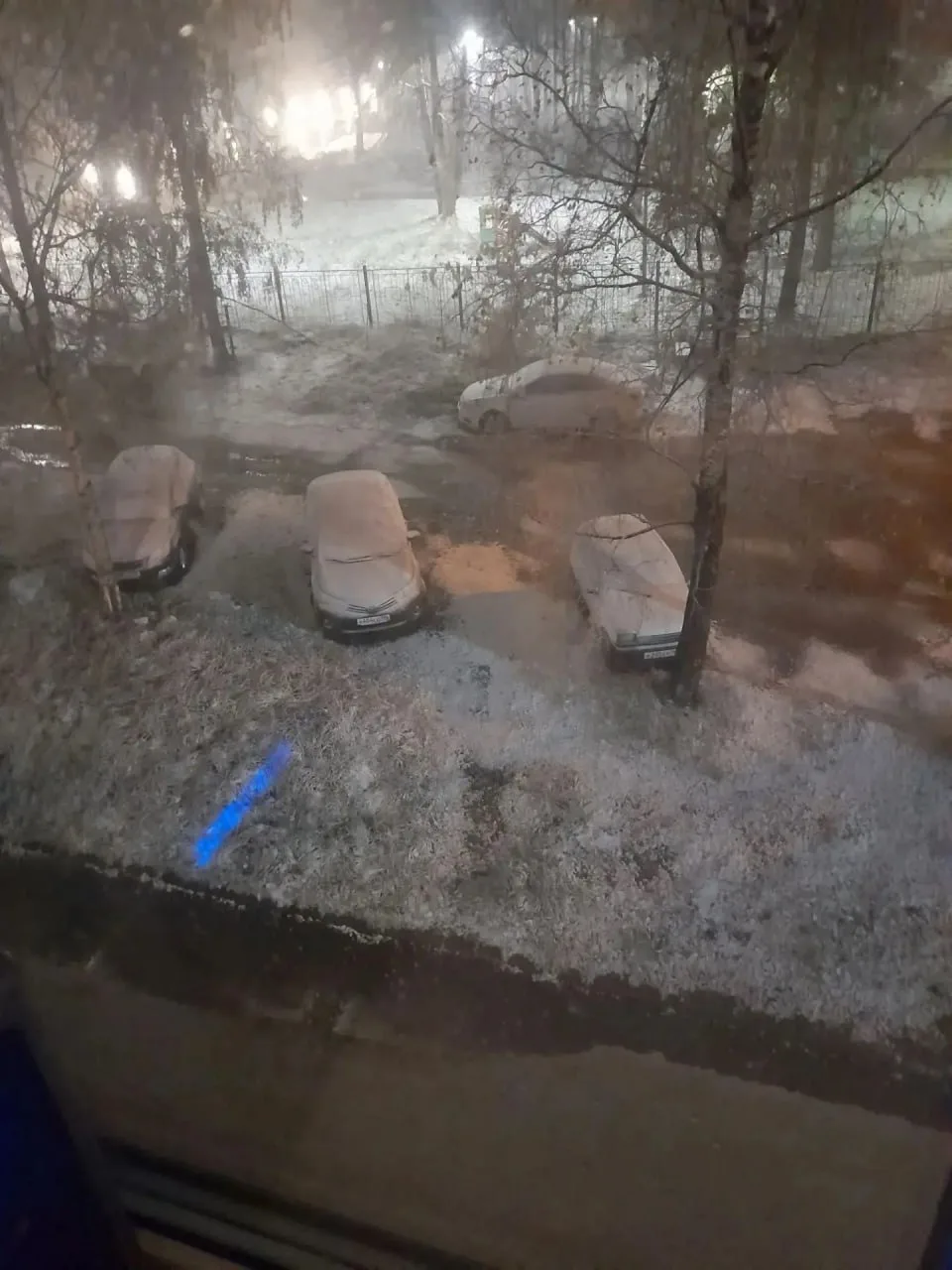 ❗️Первый снег выпал в Перми и Екатеринбурге, сообщают очевидцы