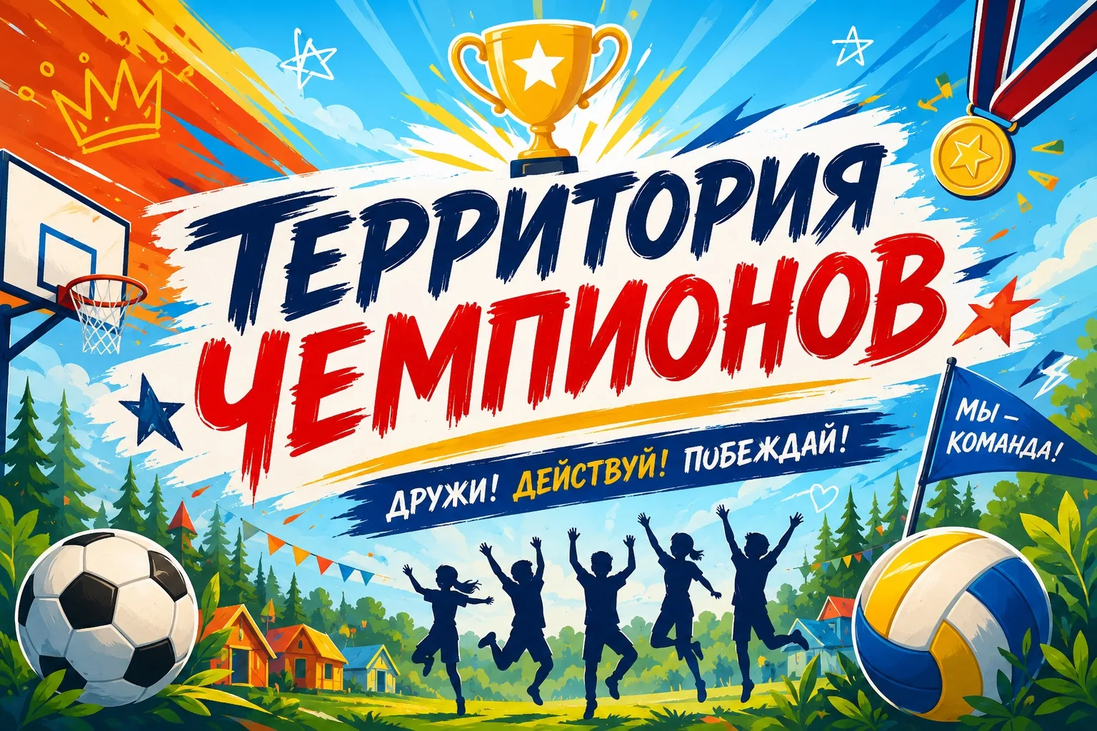 🏁 ВОТ И ЗАКОНЧИЛАСЬ НАША «ТЕРРИТОРИЯ ЧЕМПИОНОВ»