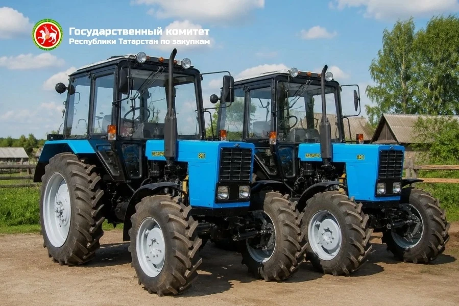 🚜Для нужд сельских поселений Камско-Устьинского района приобретут два трактора