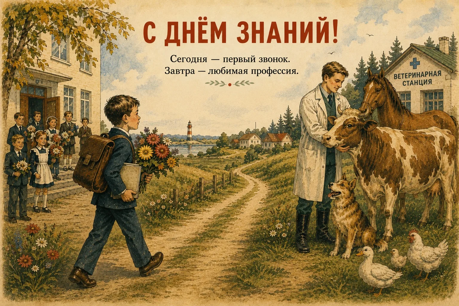 🎓 Дорогие школьники и студенты, поздравляем вас с Днём знаний!