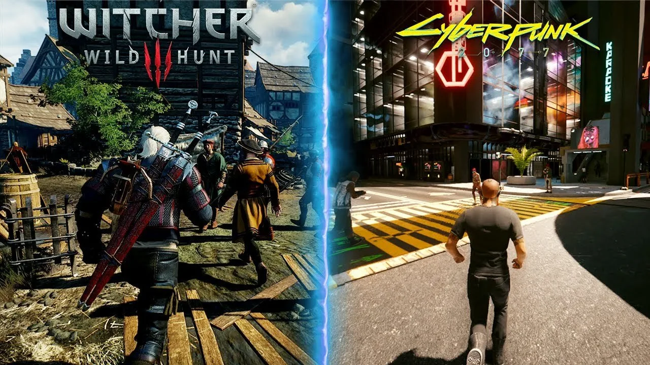 🎯 Игровая дуэль: The Witcher 3 vs Cyberpunk 2077 на ПК