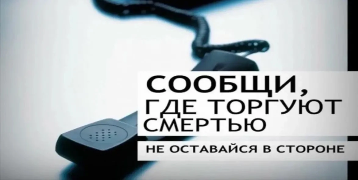 «Сообщи, где торгуют смертью».