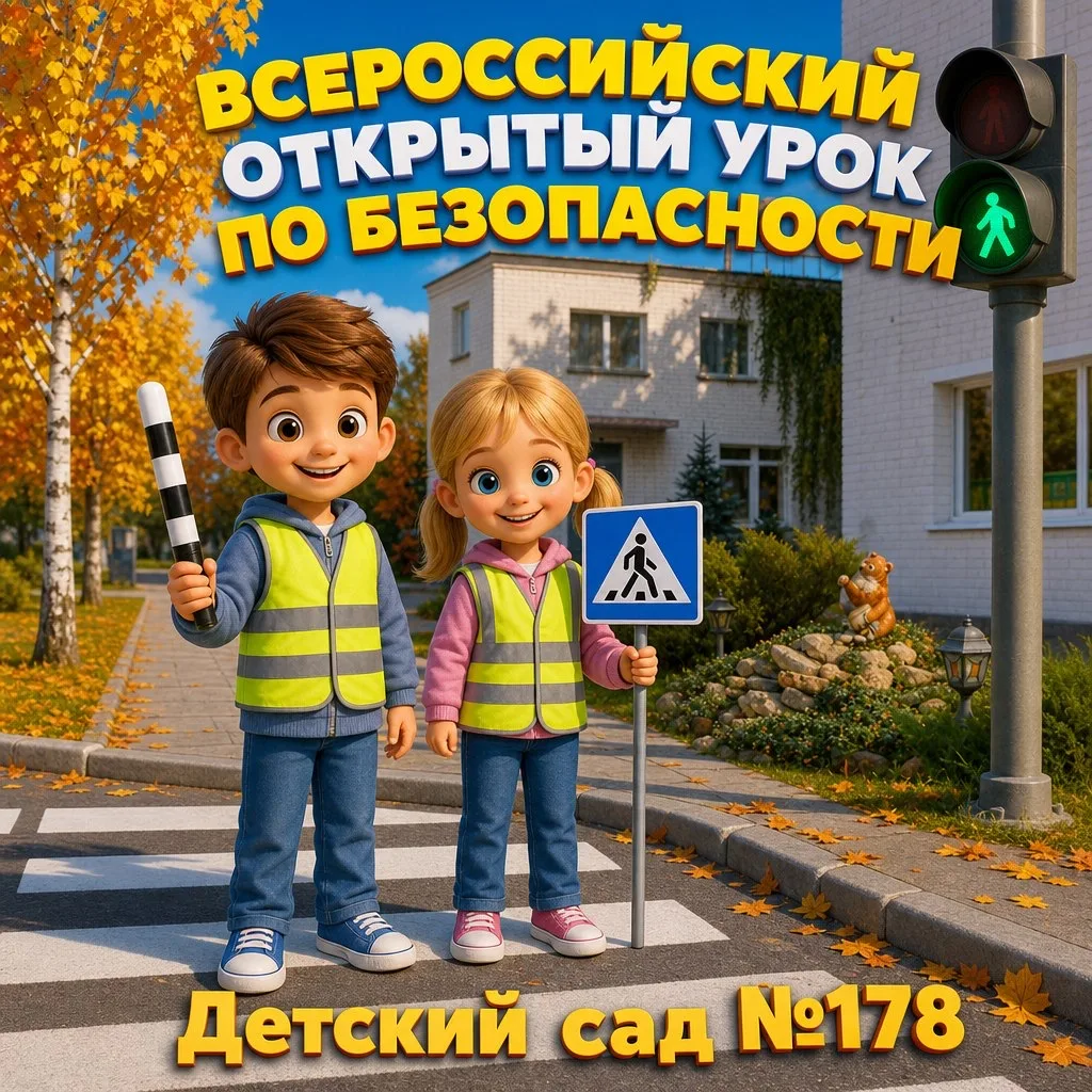 ✅🏡🚦В рамках «Всероссийского открытого урока по безопасности» в нашем детском саду сос...