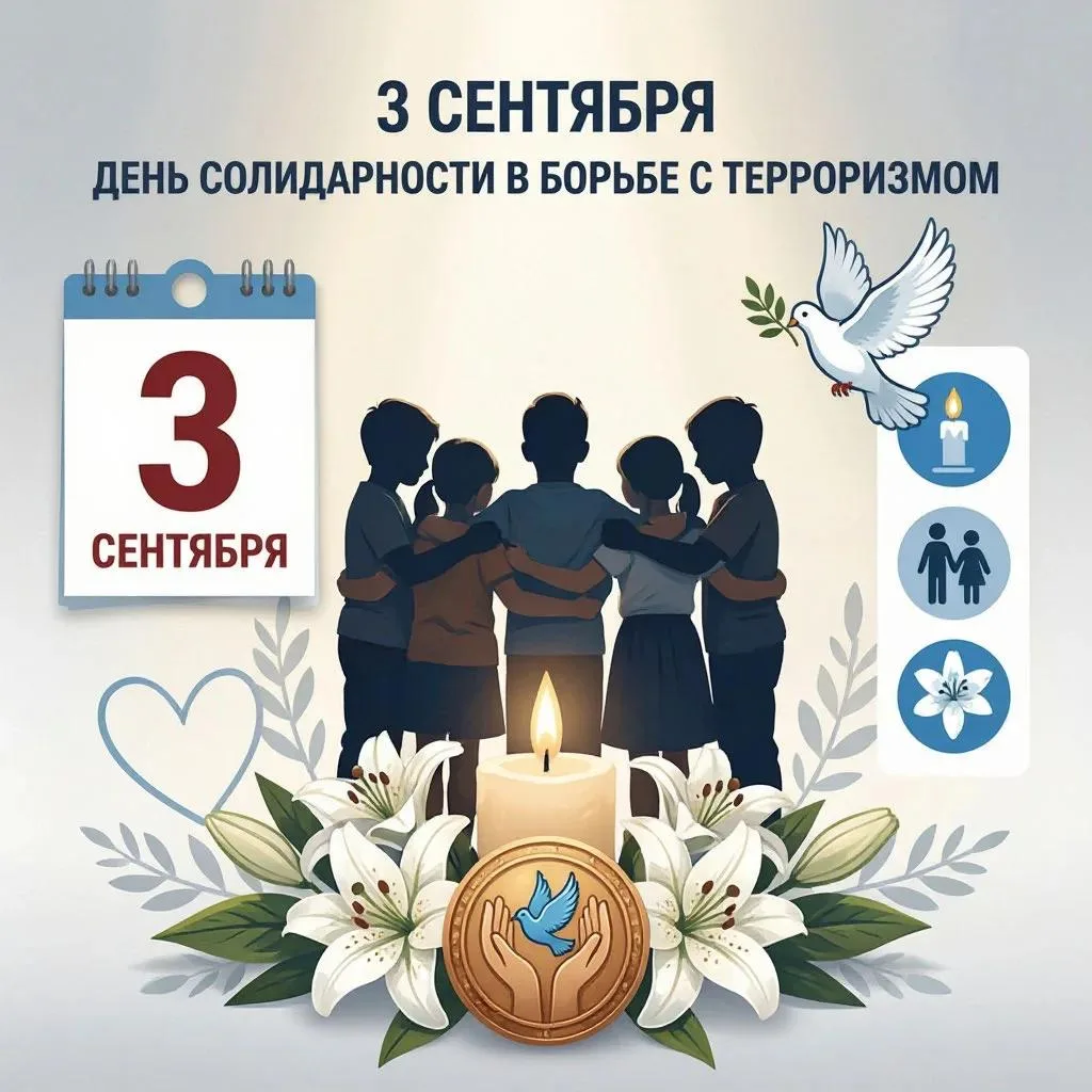 🕯️ 3 сентября — День солидарности в борьбе с терроризмом 🕯️