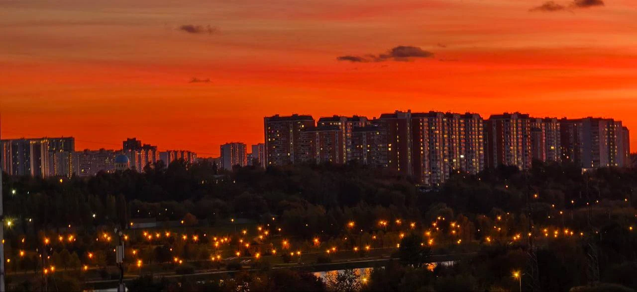 Сегодняшний закат — 100 баллов ❤‍🔥
