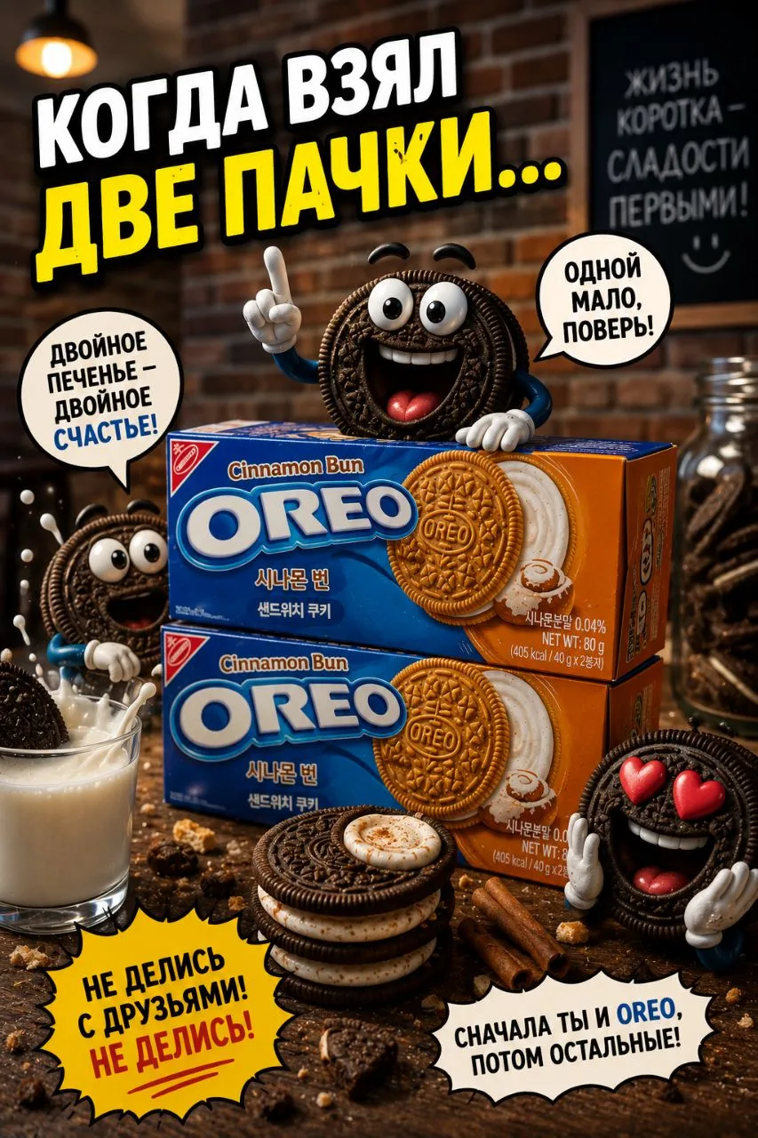 План «Перехват пачки», или Как я пытался съесть Oreo в одиночку 🕵️‍♂️🍪