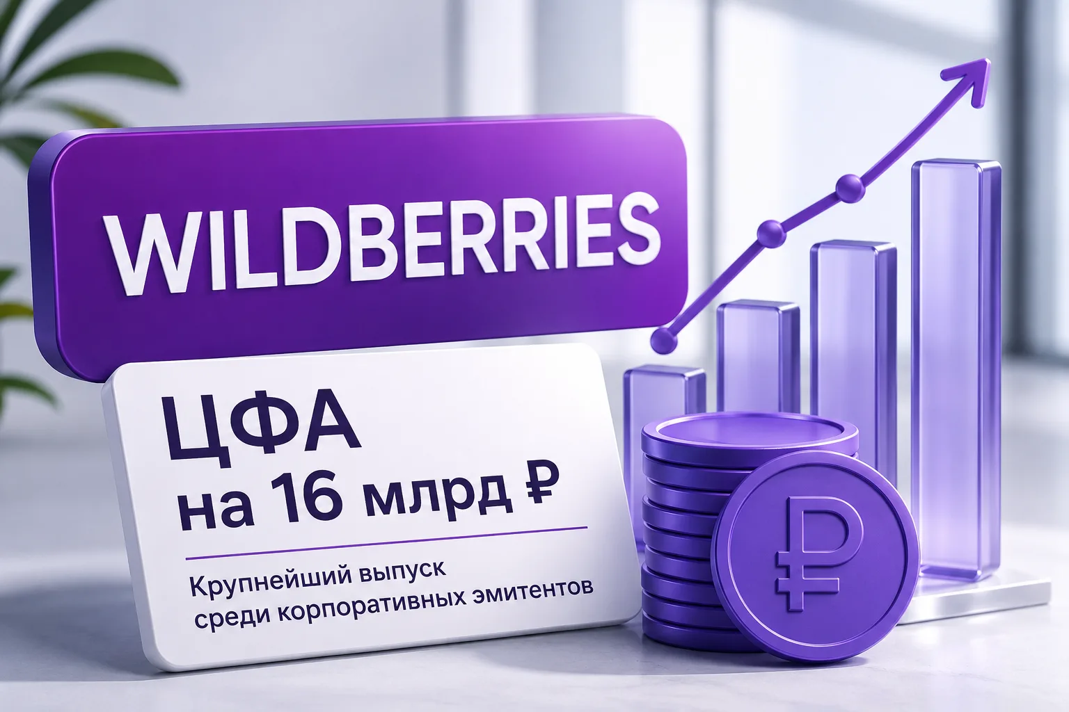 Wildberries разместил ЦФА на 16 млрд рублей