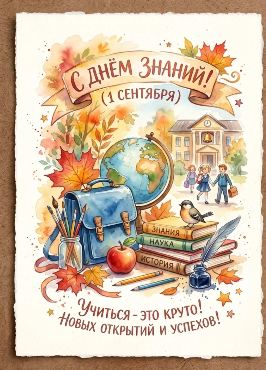🍂 С Днём знаний! 🔔
