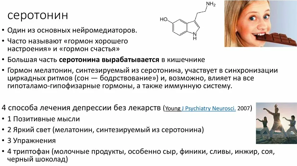 💛 Серотонин и солнце

Свет через глаза попадает в супрахиазматическое ядро (SCN) — главные биологич