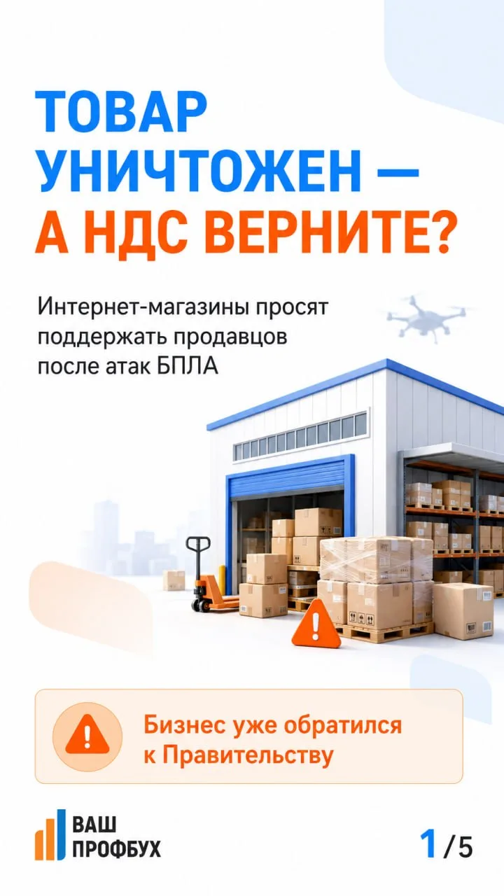 🔥 Товар уничтожен — а НДС верните?