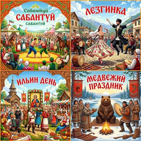Культура регионов России - это удивительное разнообразие традиций, праздников и ремёсел...