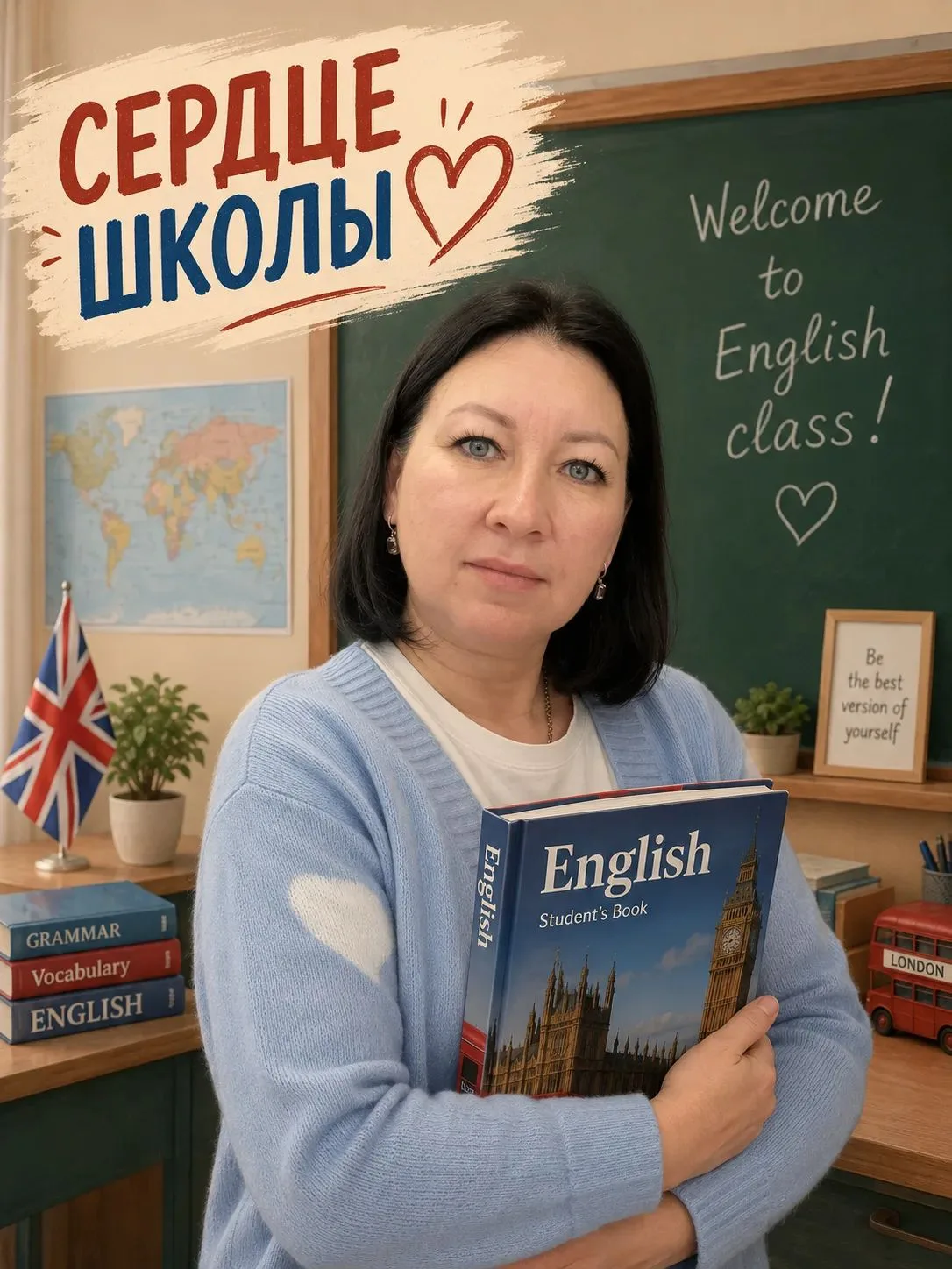 ❤️ Продолжаем нашу рубрику «Сердце школы»! ❤️

Сегодня в центре внимания — Ирина Анатольевна Великан