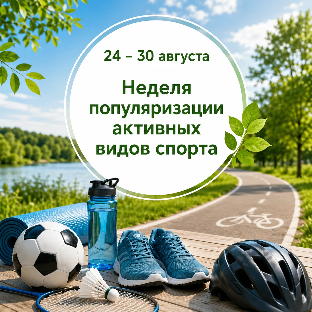 🗓 Неделя популяризации активных видов спорта: 24–30 августа