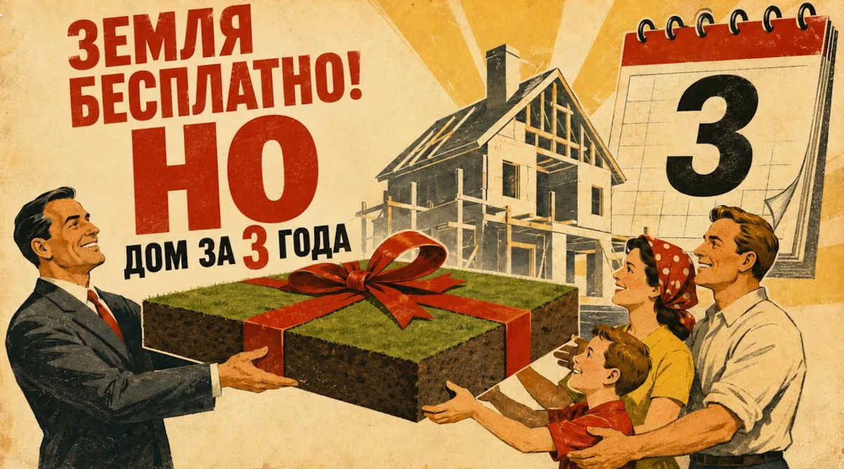 Бесплатная земля под ИЖС: подарок или обязательство с таймером?