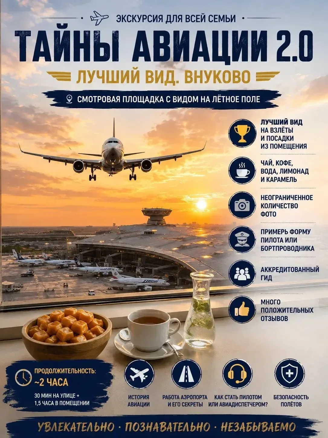 ✈️ «ТАЙНЫ АВИАЦИИ 2.0. ЛУЧШИЙ ВИД, ВНУКОВО»