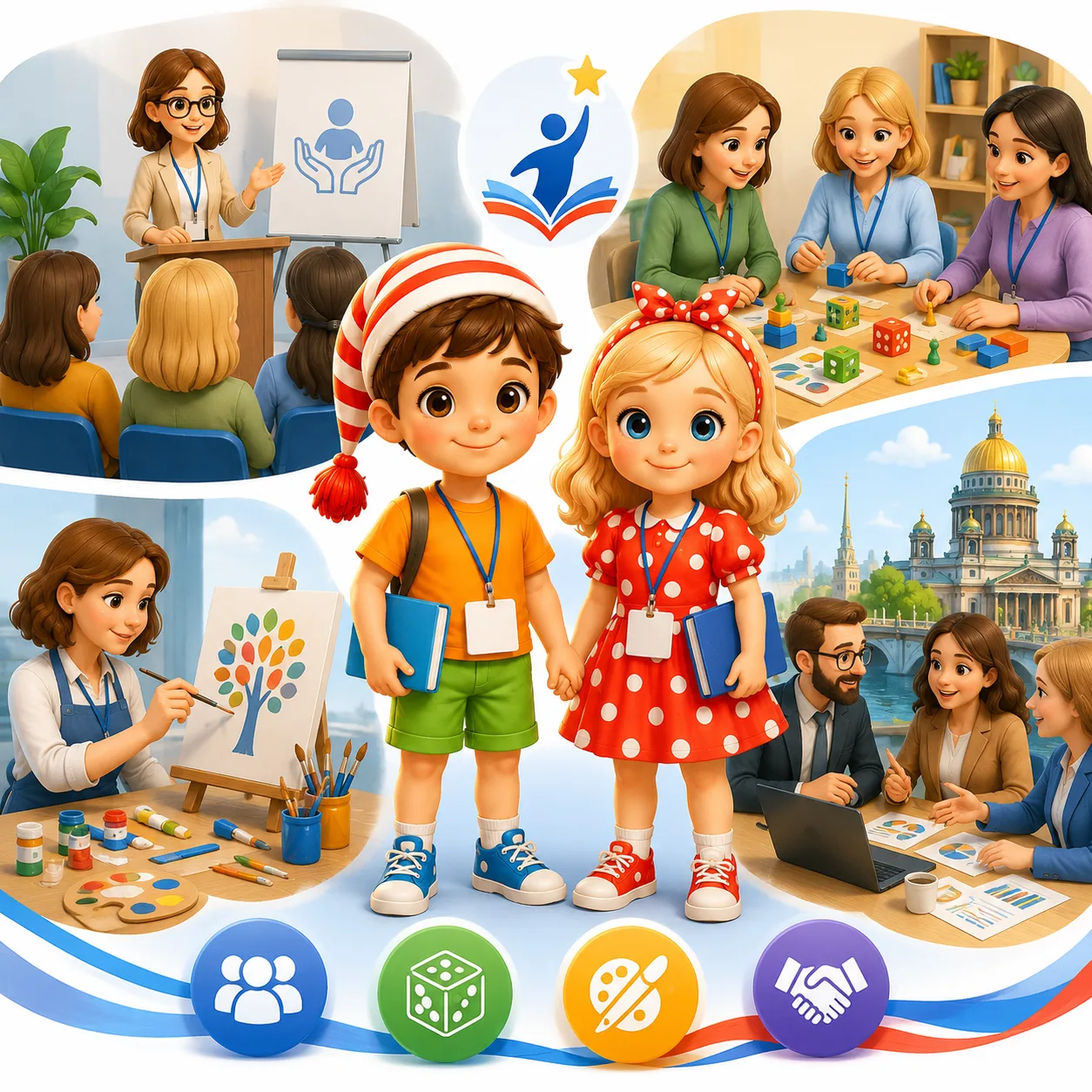#Истории_детского_сада_10
#Педагогическая_копилка_10

🌟 Сегодня специалисты ГБДОУ детского сада №10