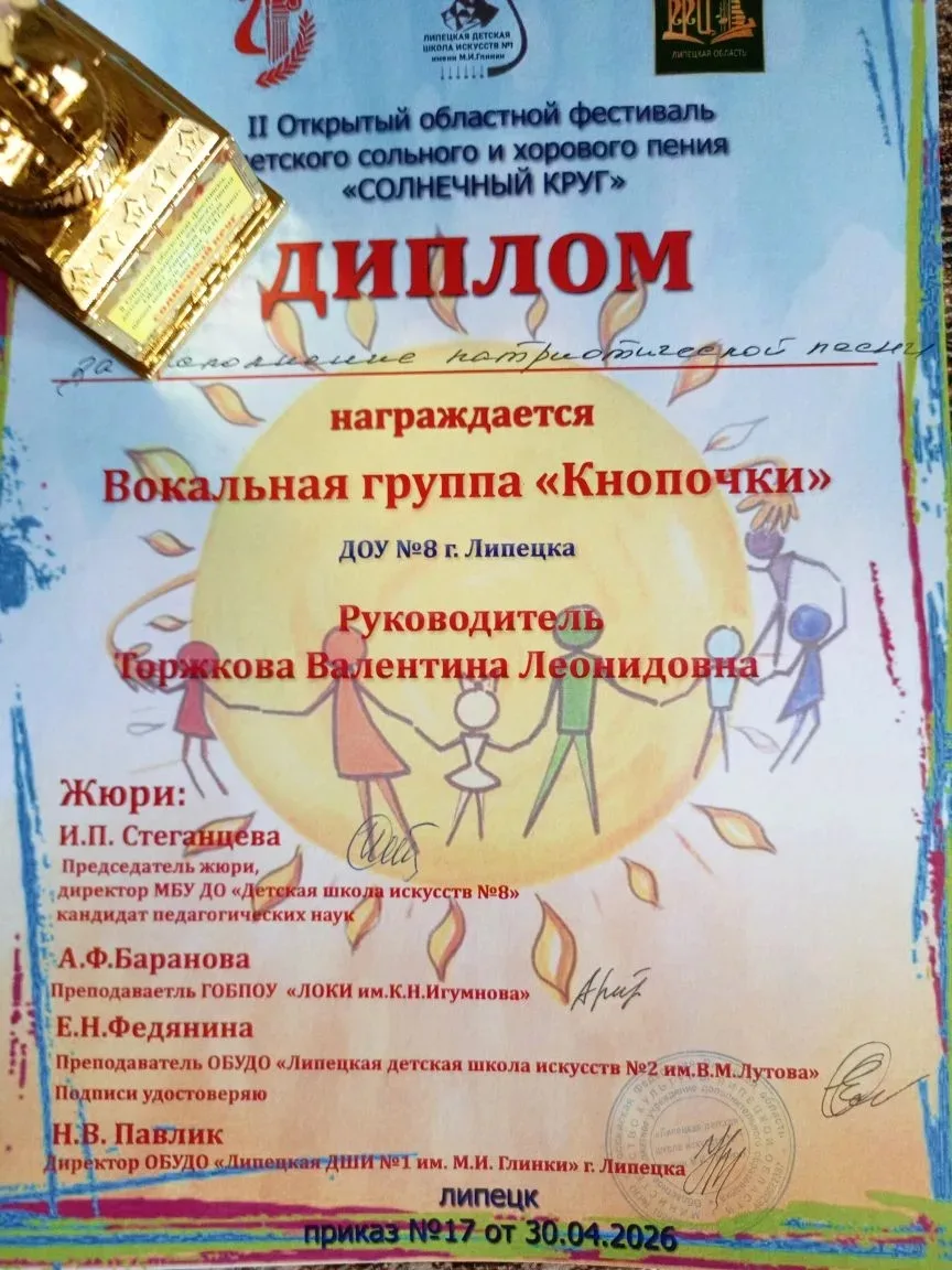 Наши дошкольники с огромным удовольствием приняли участие во II фестивале детского соль...