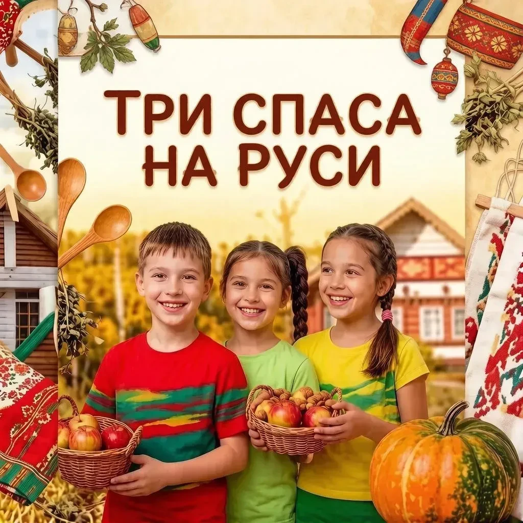 📢 Три спаса на Руси — узнаём традиции вместе!