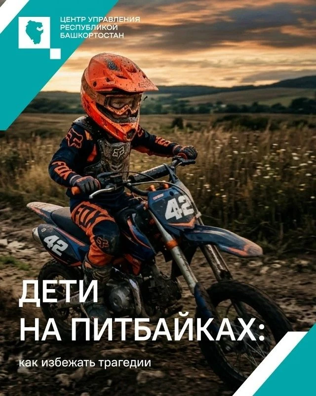 Питбайк – опасная игрушка. Одно неверное движение, один резкий поворот на дорогу – и сл...