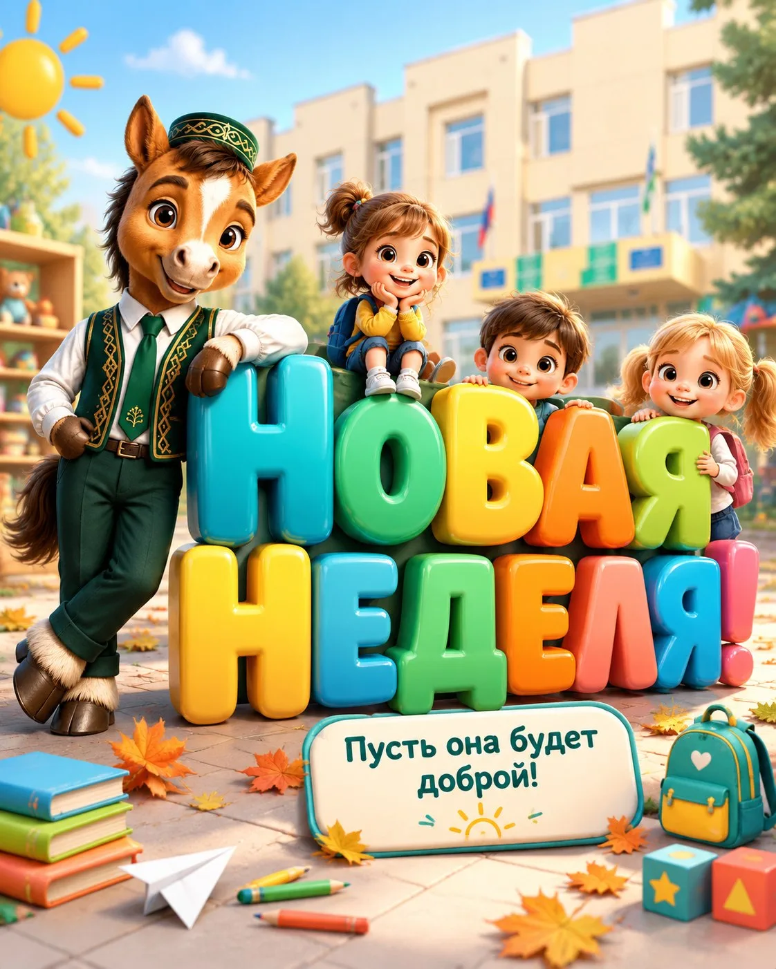 ✨ Отдел образования Баймакского района желает всем продуктивной новой учебной недели! ✨