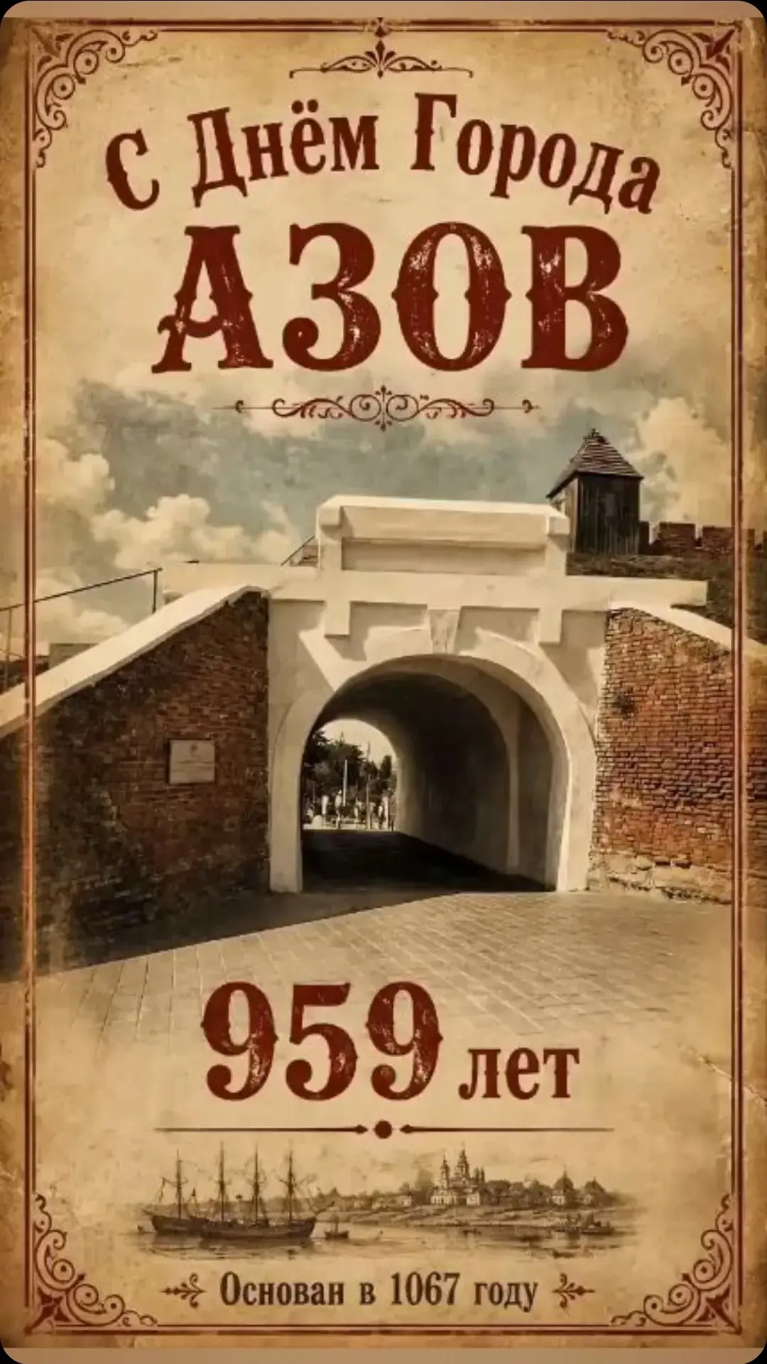 С днём рождения, Азов!
