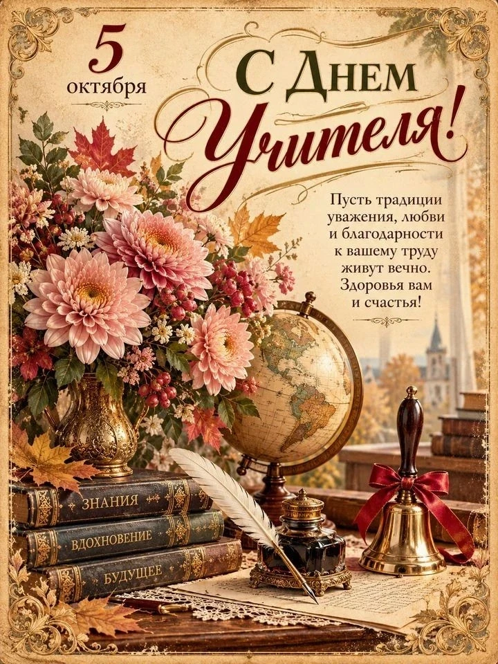 🍁 С Днём учителя, дорогие наши педагоги!