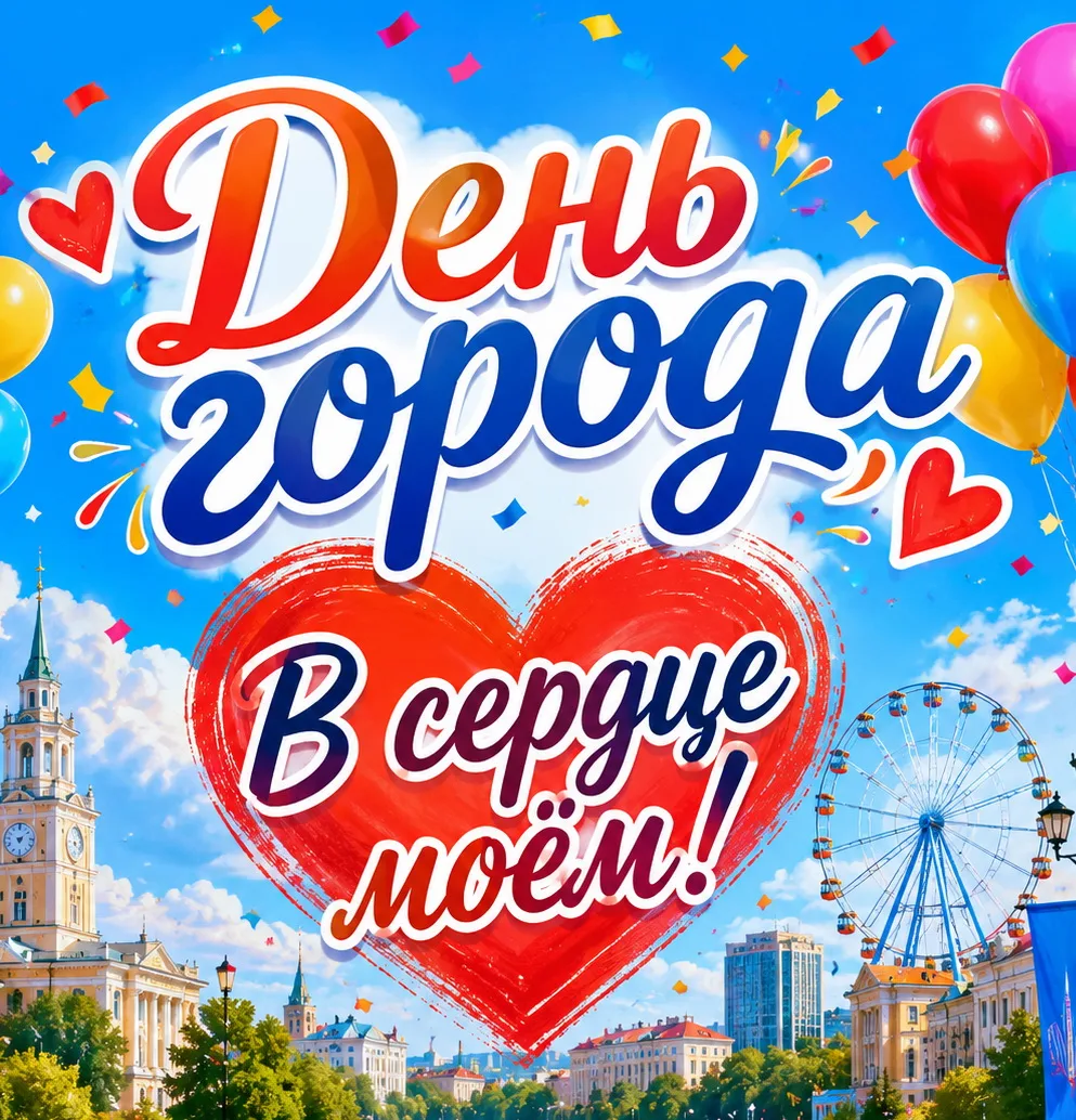 День города сценарий праздничной программы  - В сердце моём!