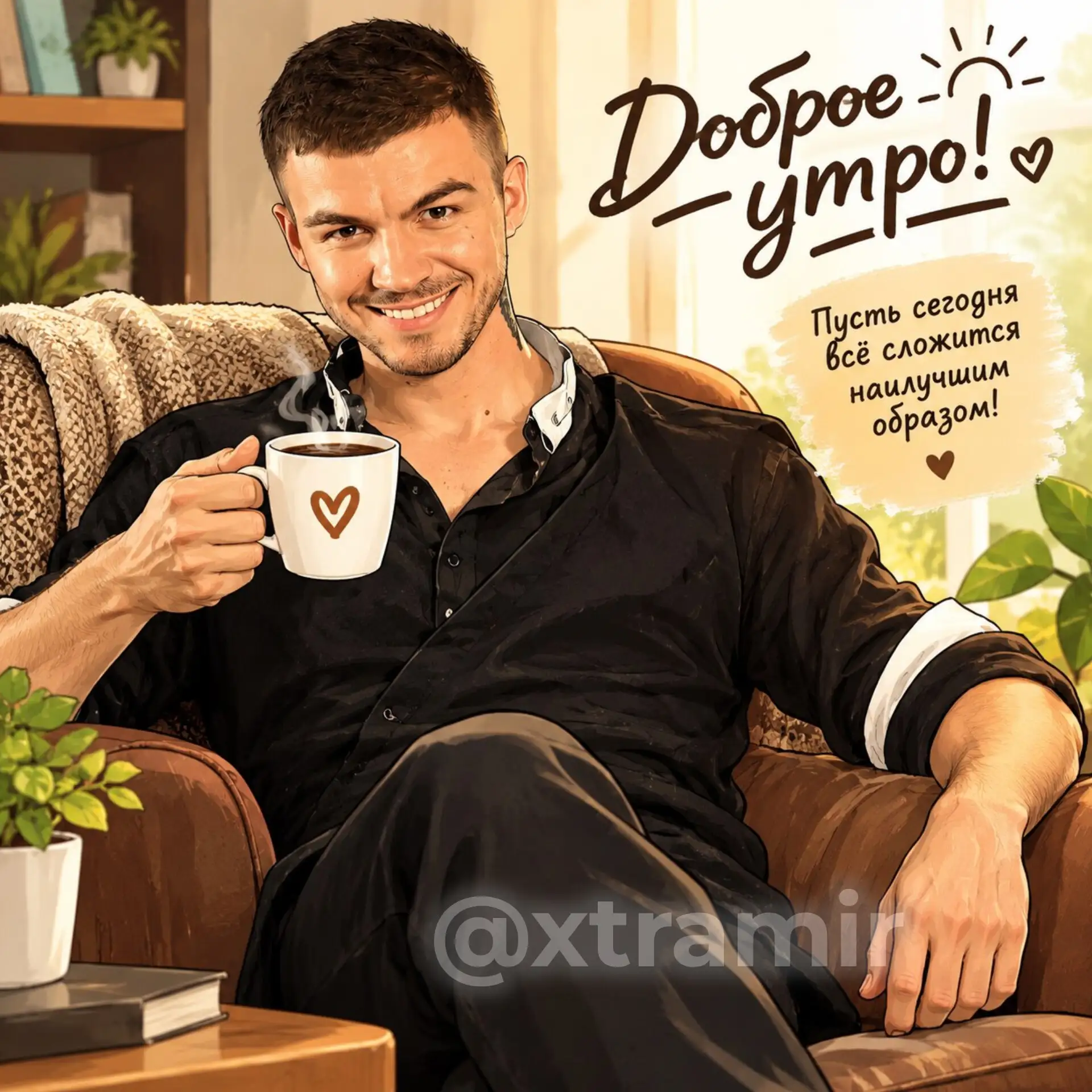 🍂️Всем доброе утро, хорошего дня и отличного настроения! ☕🍫🧡