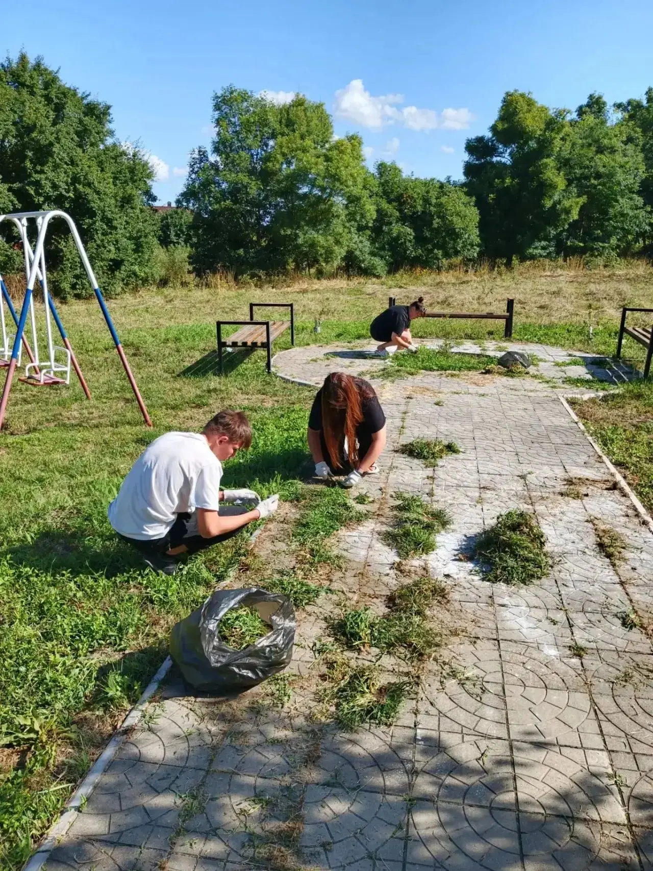 ✨ Детская площадка в селе Фадеево Варениковского сельского поселения Крымского района преобразилась 