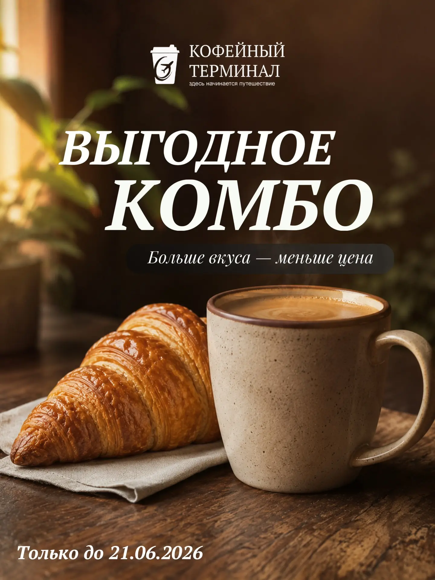 ВЫГОДНОЕ КОМБО в Кофейном терминале ☕️✨