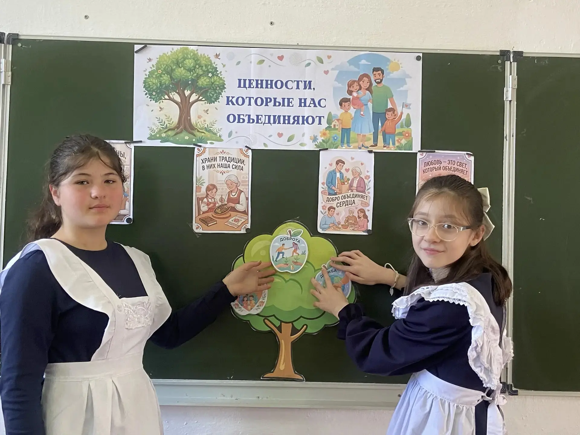 В 6 классе прошло внеурочное занятие "Разговоры о важном" на тему: «Ценности, которые о...