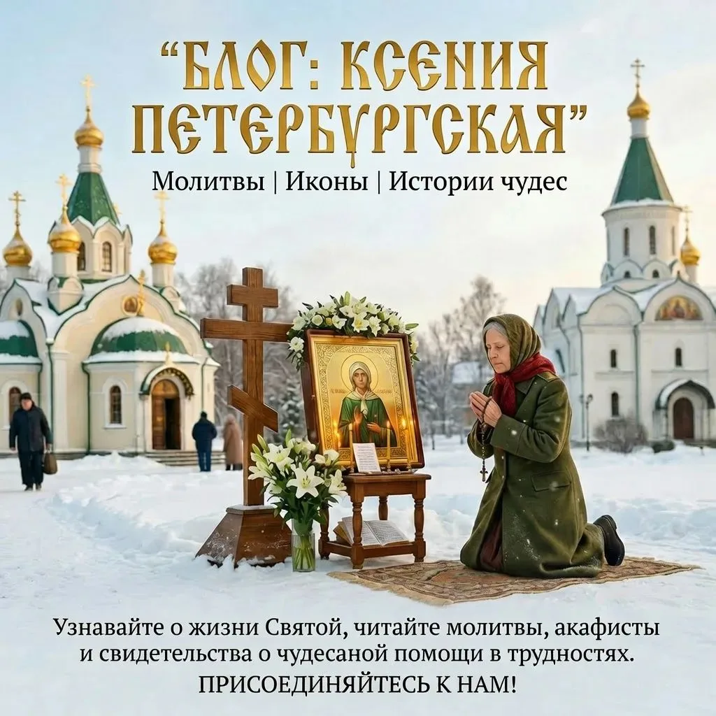 ☝️Добро пожаловать на канал посвященный одной из самых любимых святых Петербурга — блаж...