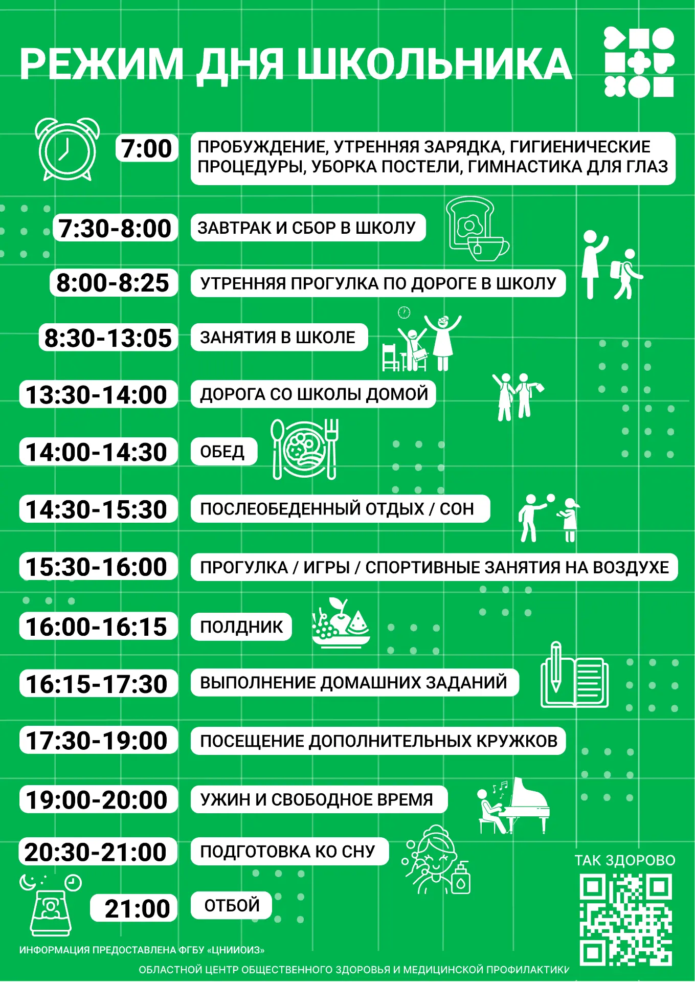 Поддержание здоровья школьников