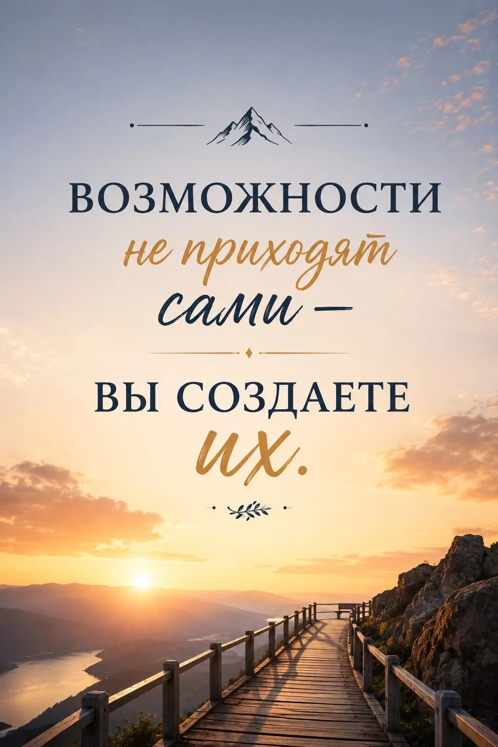 Меньше сомнений. Больше действий✨
