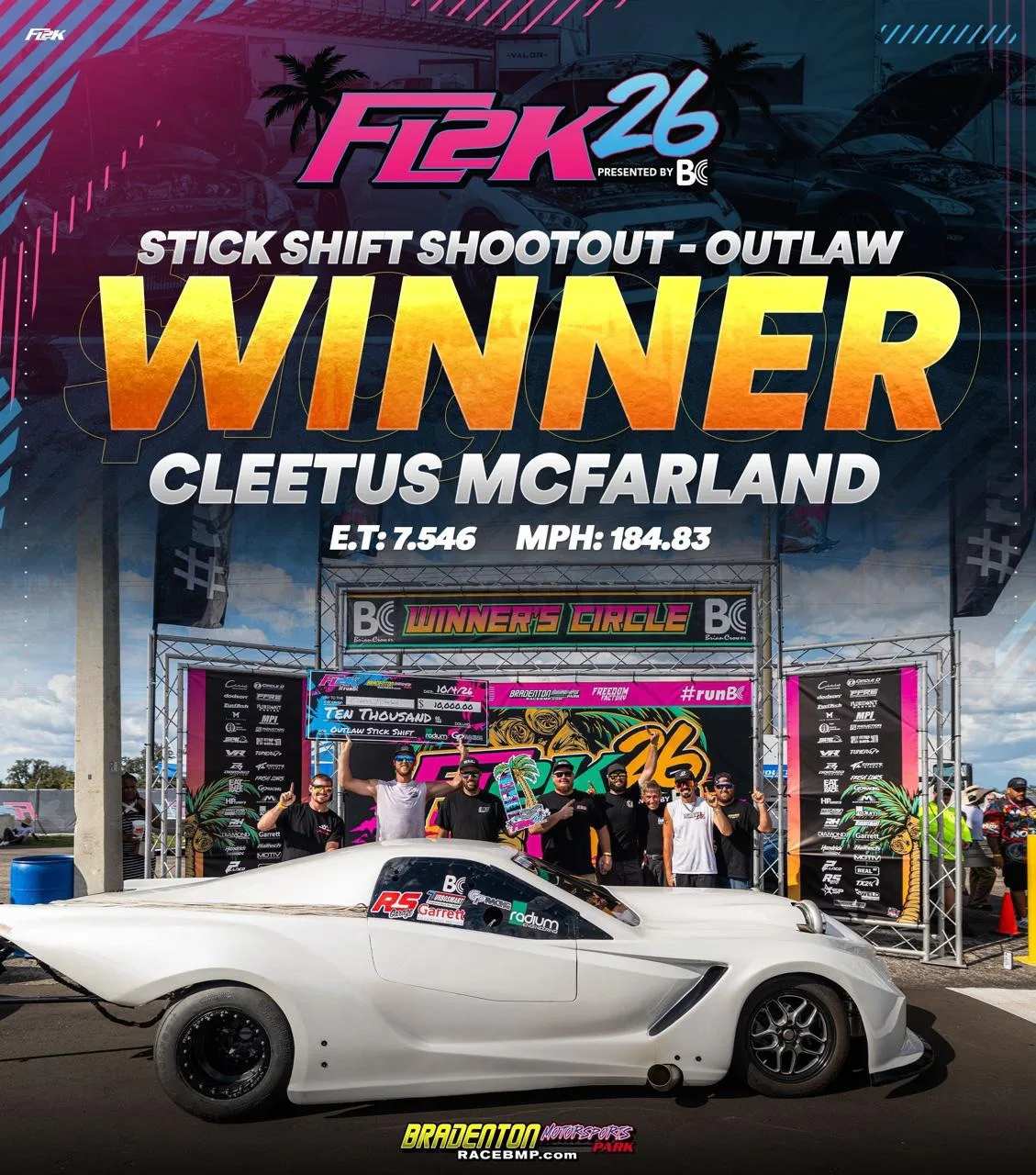 В прошедшие выходные на трассе Bredenton Motorsports Park прошла гонка FL2K 2026 для ав...