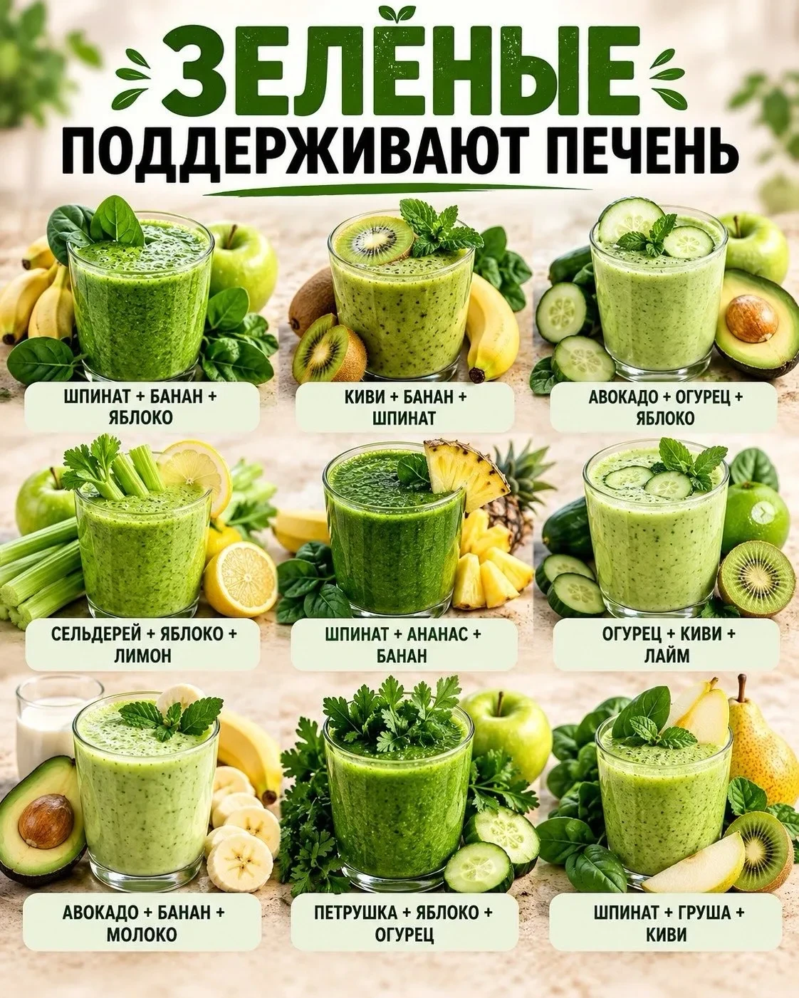 Цвет вашего смузи расскажет о том, чего просит организм 🥤
