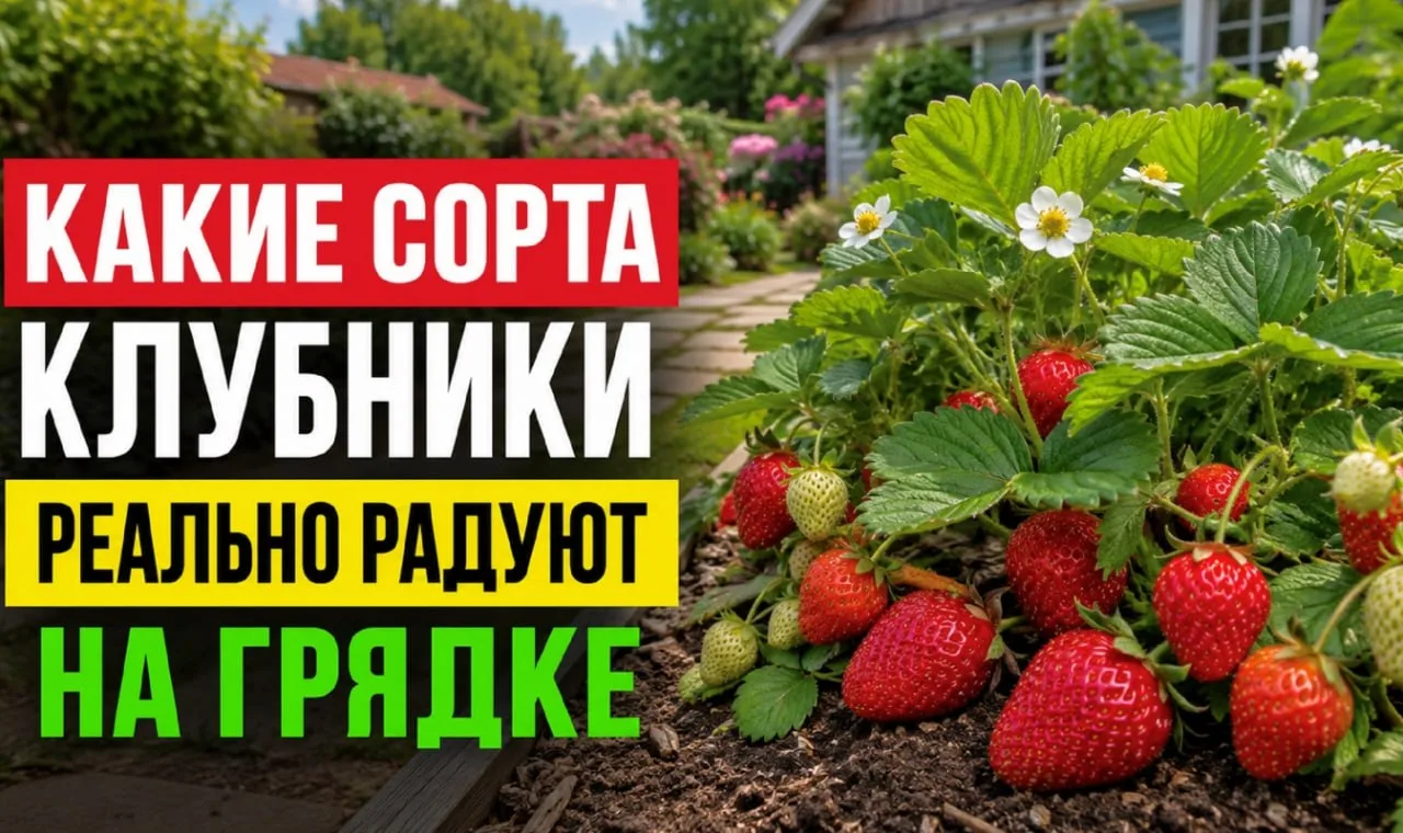 🍓 6 сортов крупной и сладкой клубники, которые не подведут

Все перечисленные сорта проходят провер
