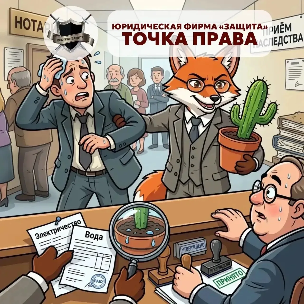 Универсальное правопреемство - смена лица в правоотношениях по принципу «всё включено»:...