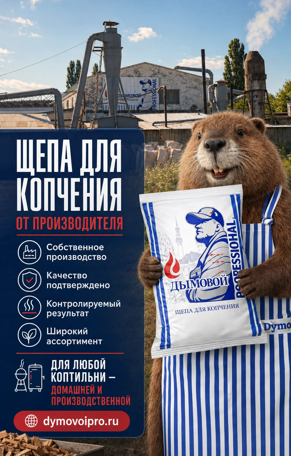 Мы не перепродаём щепу — мы её производим.