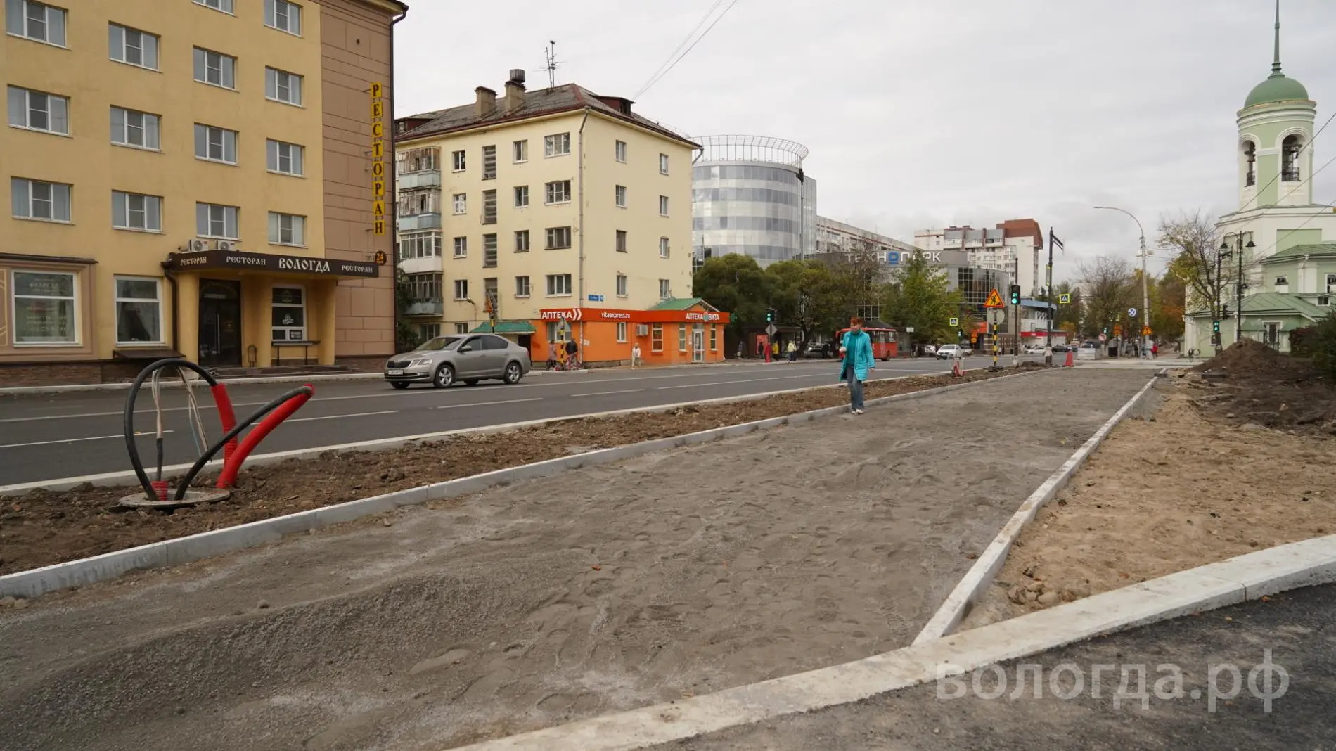 Глава Вологды рассказал, когда будут сделаны тротуары на ул. Мира