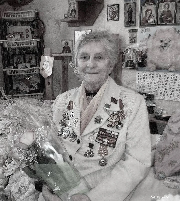 Β Μуpoмe умepлa 104-лeтняя вeтepaн Εфpocинья Сумник